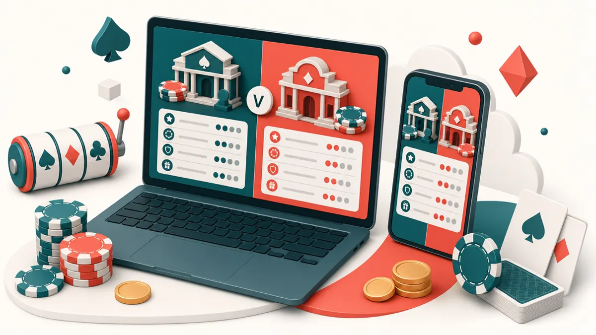 online casino magyar – összehasonlító illusztráció